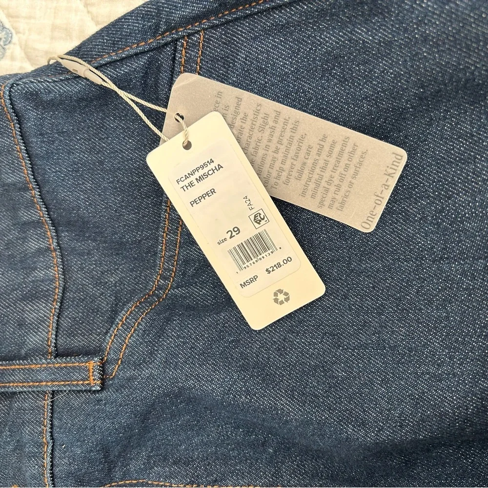 Favorite Daughter The Mischa Super High Rise Wide Leg Jean Sz 29 NWT - Picture 8 of 10